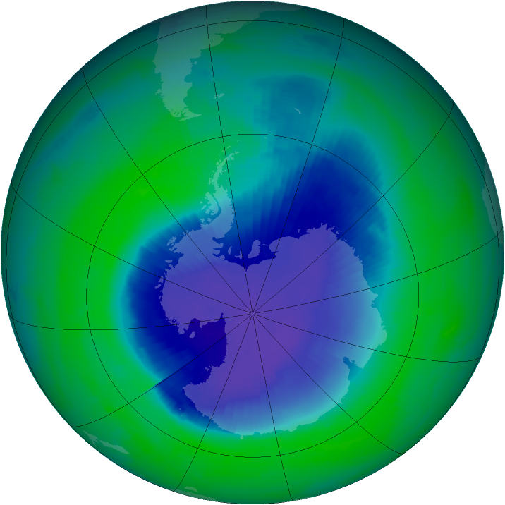 Ozone Map 1999-11-23